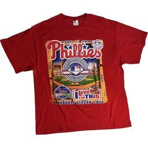 Phillies Inaugura Season  04 Opening day Sz XL Mens